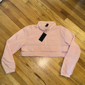 Alphalete Crop Windbreaker - Size Medium